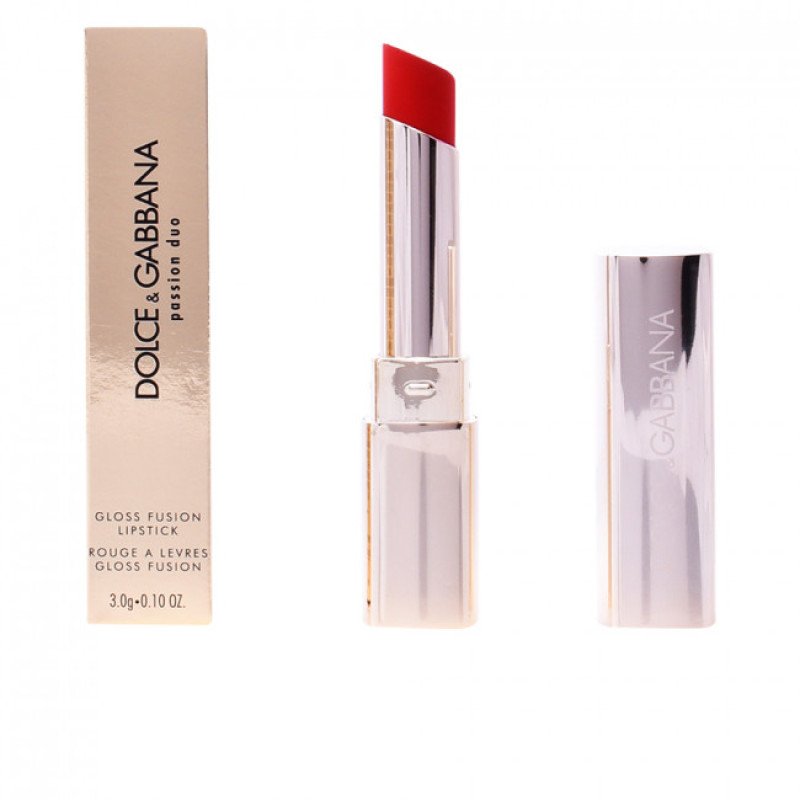 Pintalabios Duo Gloss Fusion Nº 180 Fatale de Dolce & Gabbana- barra de labios y caja
