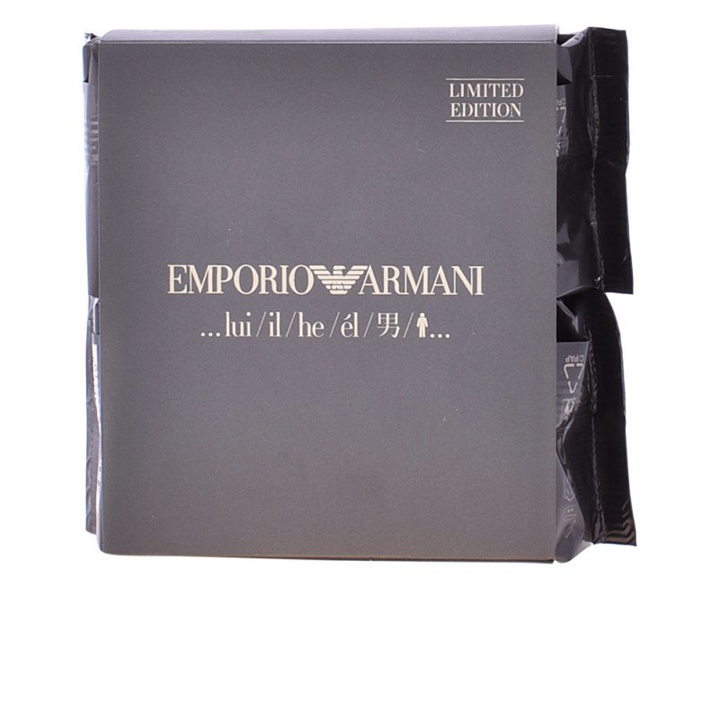 Set de perfumería El Duo de Armani para hombre 2x30 ml - caja frontal